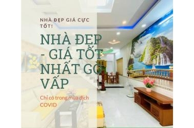 Siêu Phẩm Độc Nhất Vô Nhị nhà Đ.S.10 G.Vấp 44m2x2T 4.25 tỷ Sát BHX